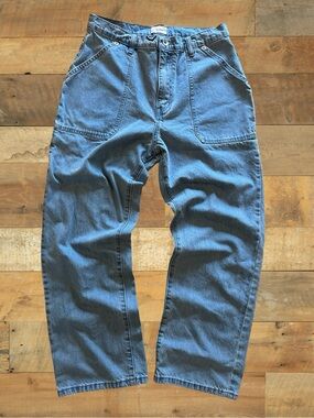 Brixton Blue Wash Carpenter Jeans Utility Pants 30x27